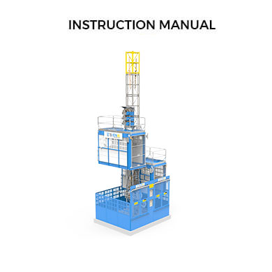 Construction elevator manual