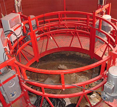 Circle/Arc-shaped suspended platform