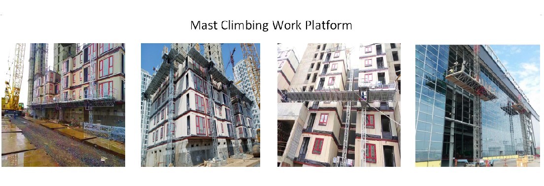 mast climbing work platforms, MCWPs, mast climbing scaffold