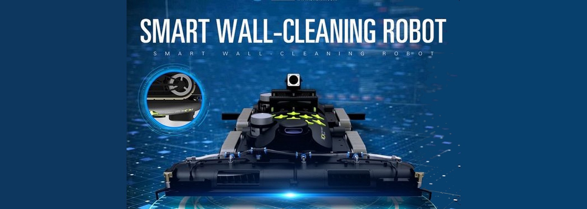Smart wall cleaning robot