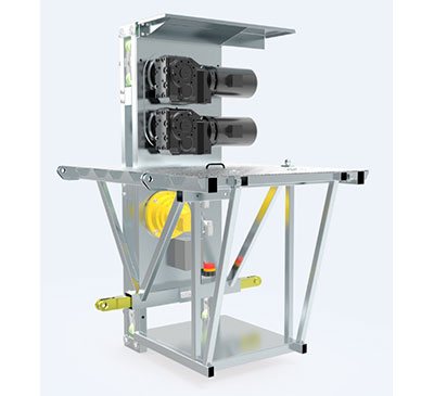 material hoist driving system