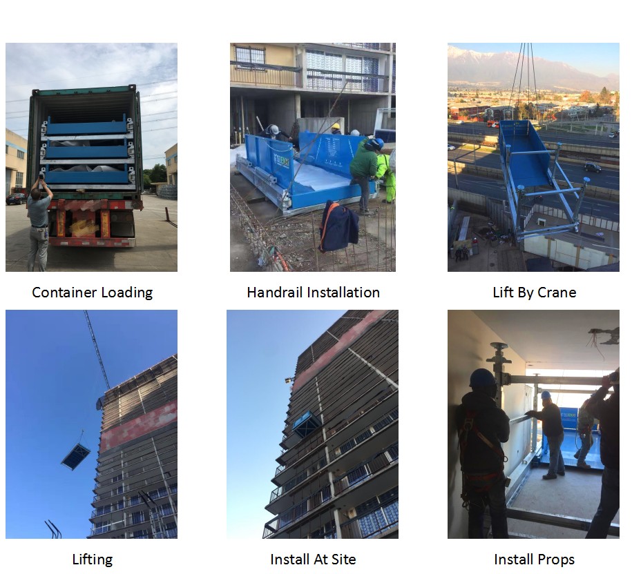 Retractable Loading platform, loading deck projects