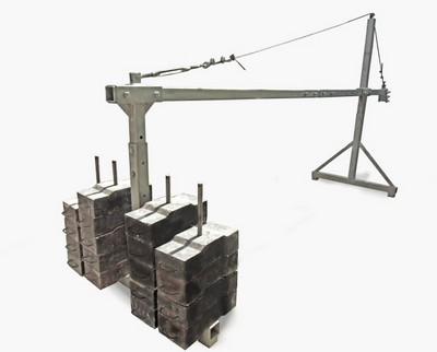 suspension mechanism and counter weight, suspended platform roof part
